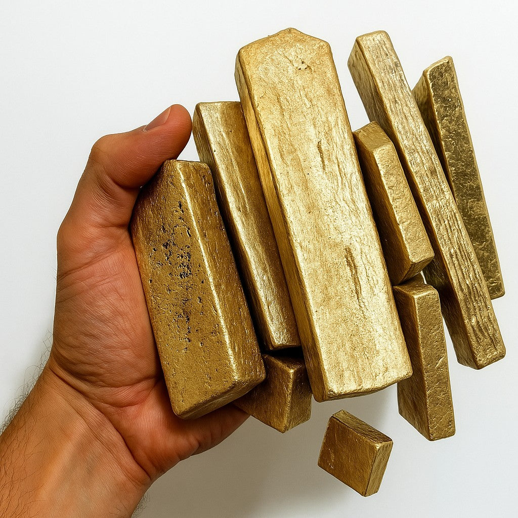 380 Grams Scrap gold bar for Gold Recovery Melted Different Computer Coin Pins For jewelry and gift making