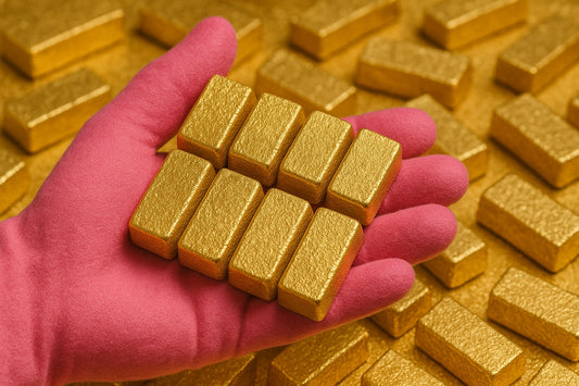 1000 Grams Scrap gold bar for Gold Recovery Melted Different Computer Coin Pins For jewelry and gift making
